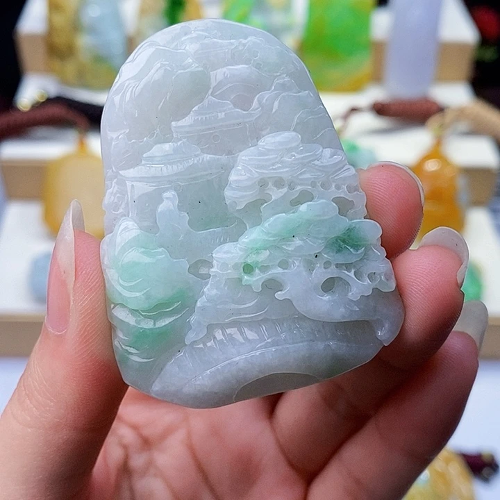 颈饰未镶嵌翡翠翡翠