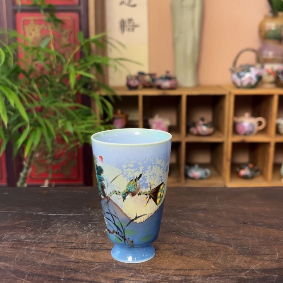 柴烧手工手绘陶瓷