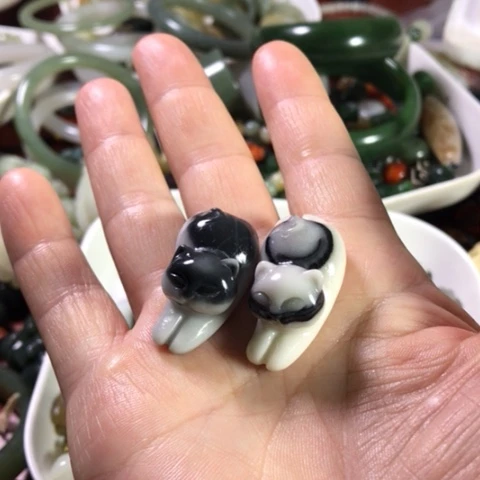 未镶嵌和田玉手机链