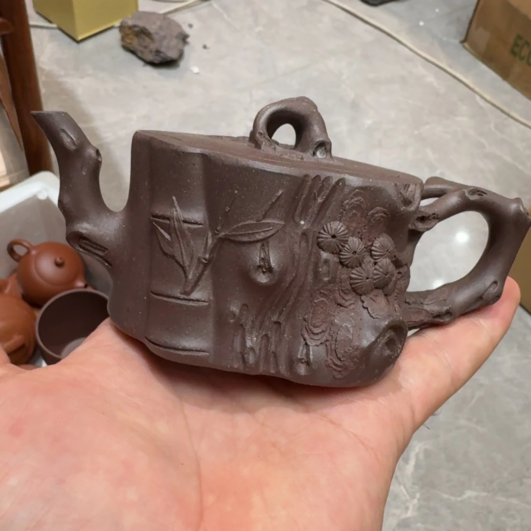 茶壶紫砂原矿泥料紫砂壶