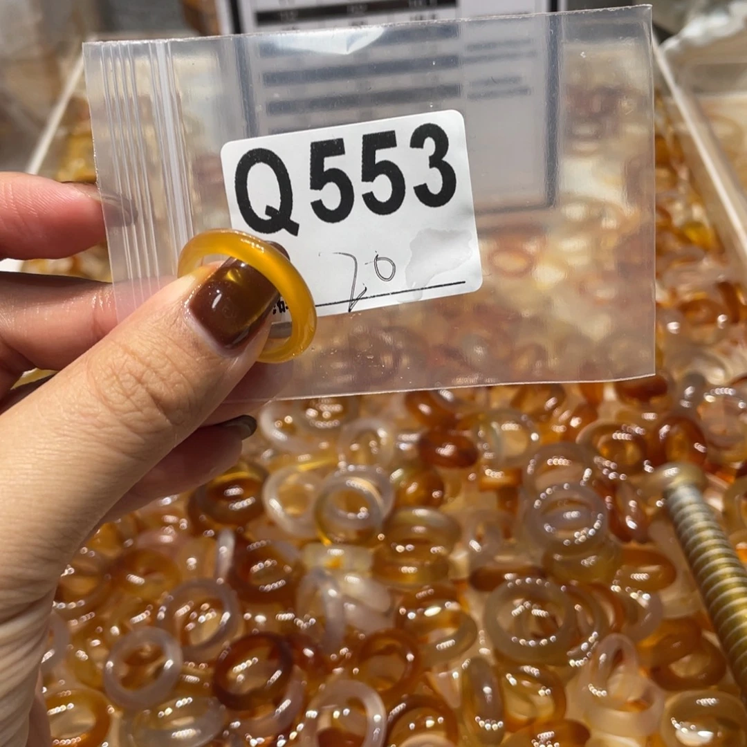 玛瑙/玉髓未镶嵌戒指553