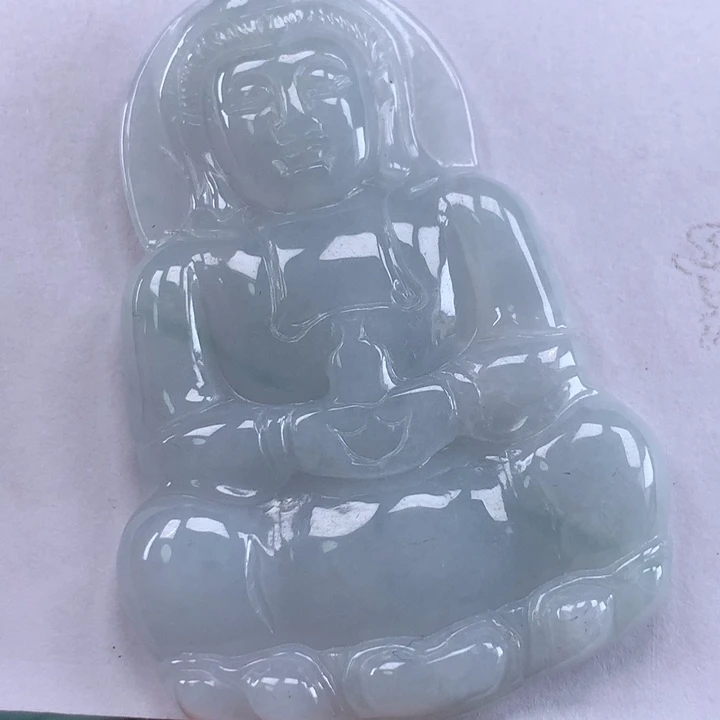 颈饰未镶嵌翡翠观音