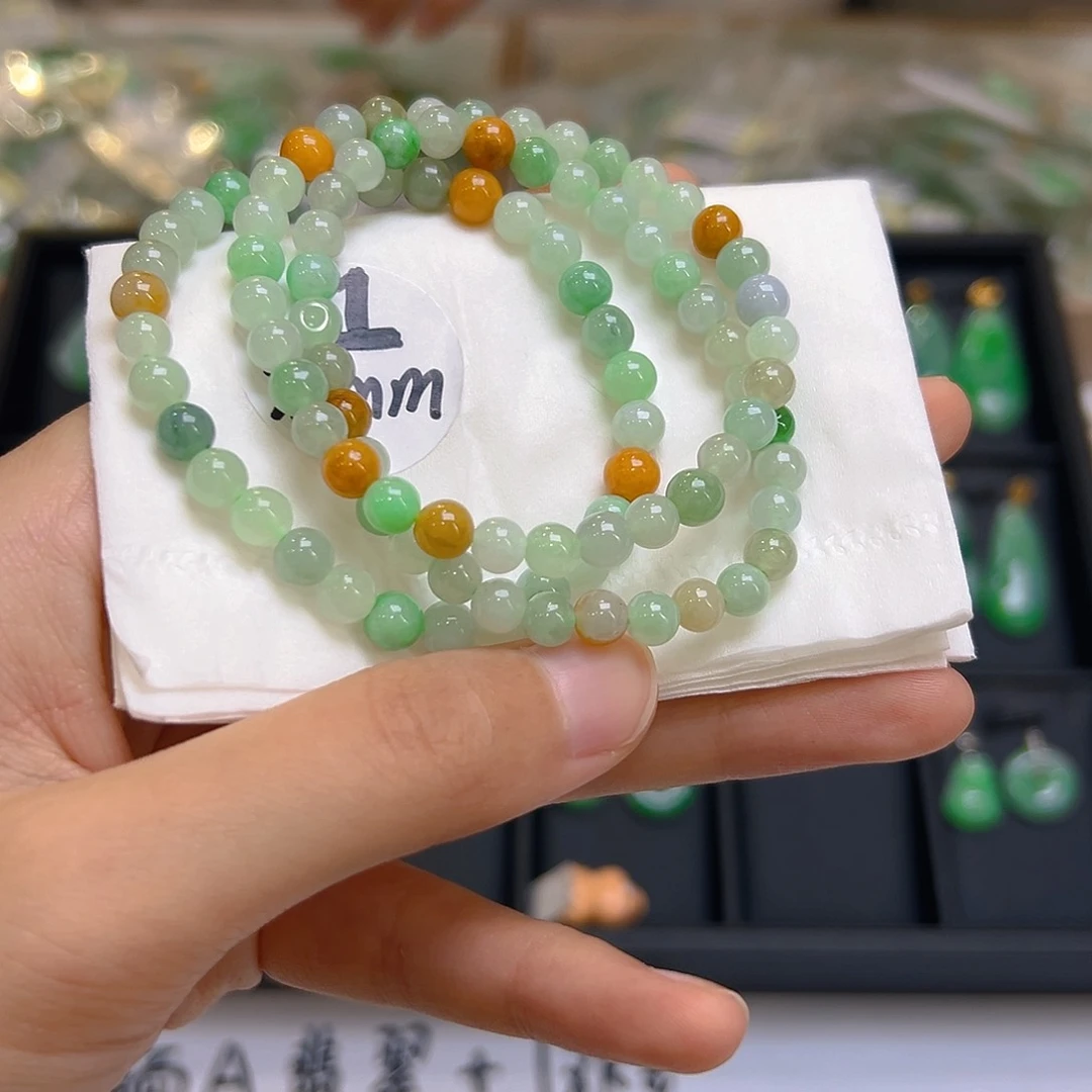 未镶嵌手链翡翠多样性发一件