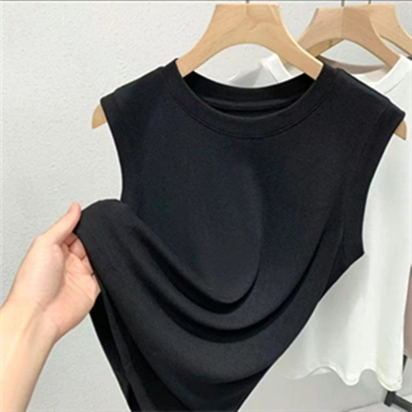 艾格吊带背心女款爆款2025新款内搭薄款修身宽松百搭潮流显瘦