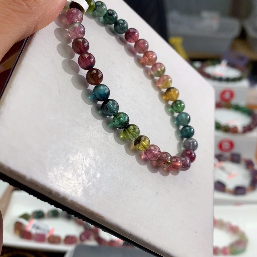 手链未镶嵌碧玺    6mm