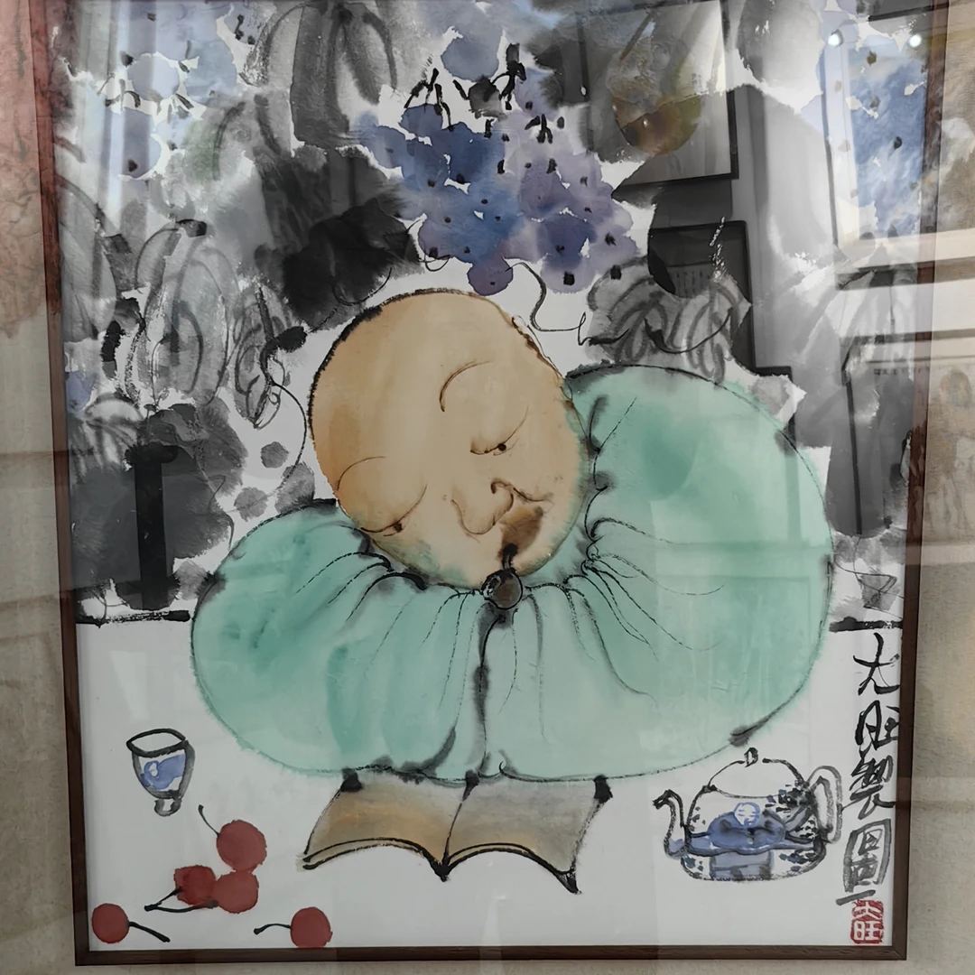 李老师，字旺！二平尺多小精品一幅