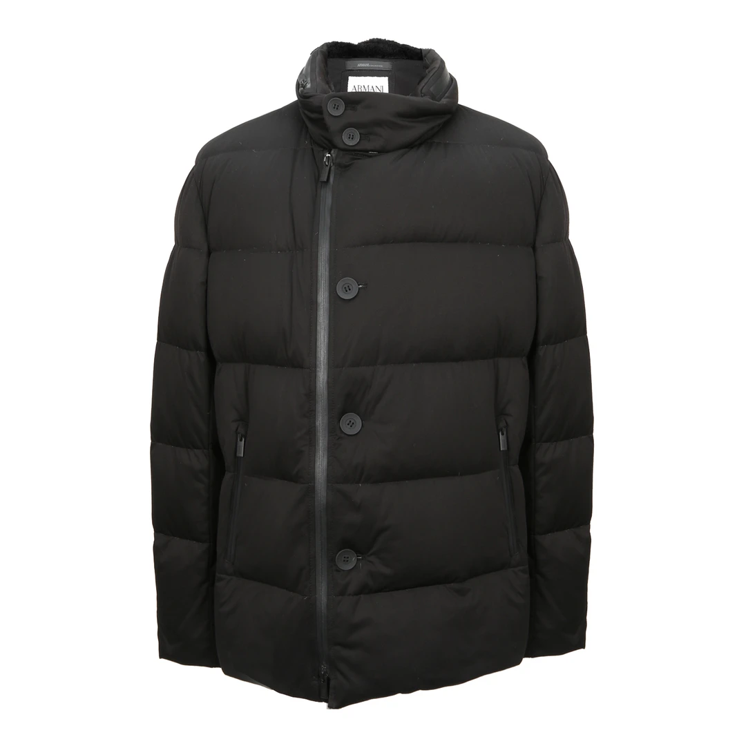 未使用 GIORGIO ARMANI/阿玛尼 黑色羽绒服2121026000001-A0300