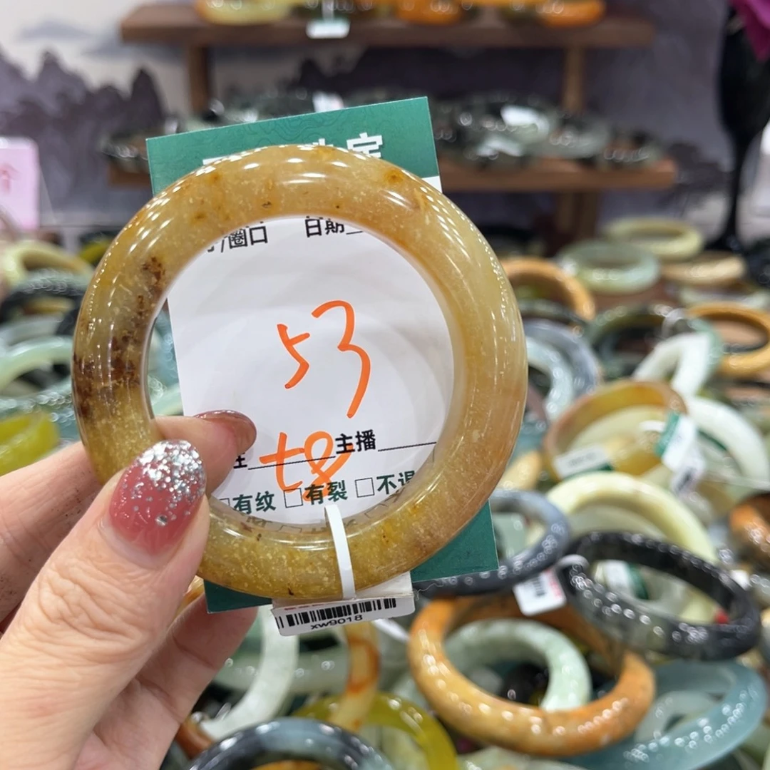 未镶嵌蛇纹石玉手镯手镯