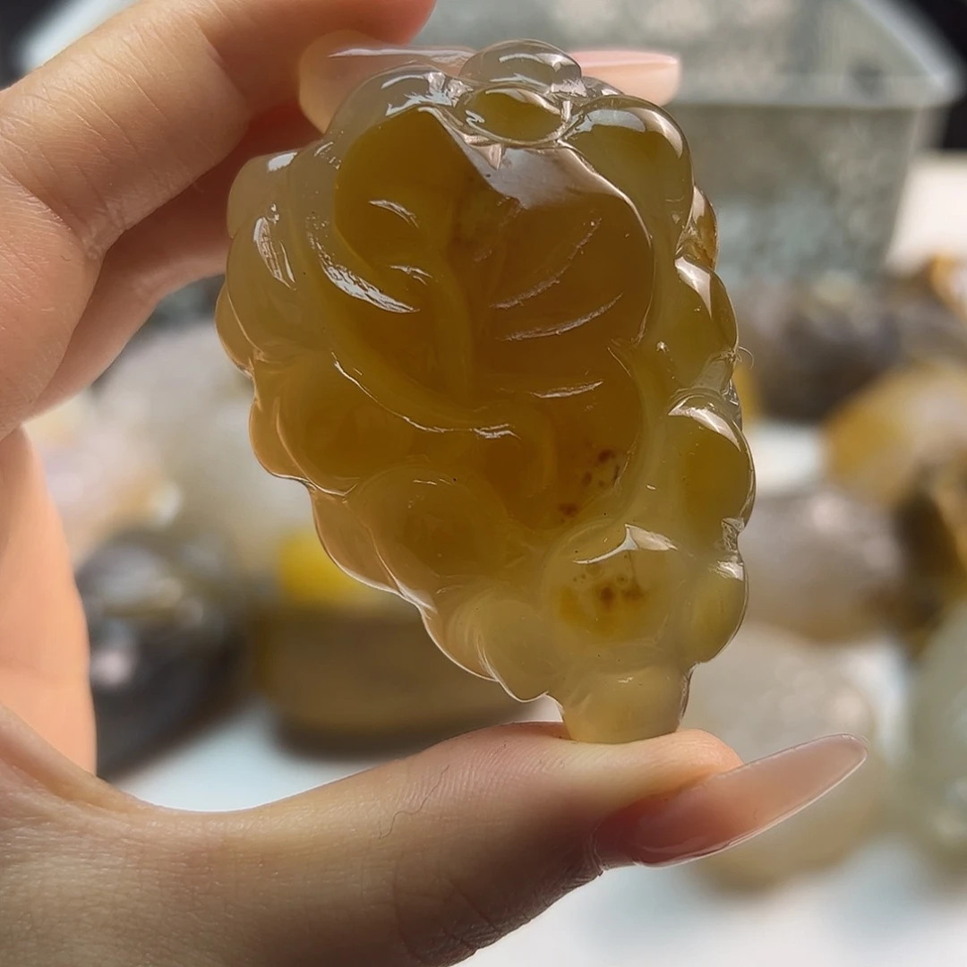 玛瑙/玉髓未镶嵌项链