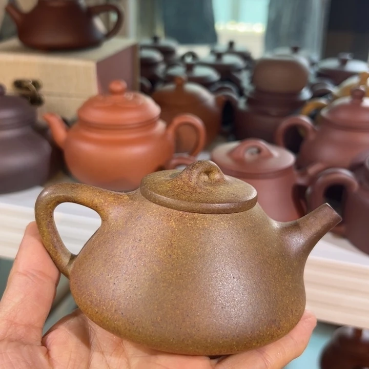 茶壶紫砂柴烧子冶200c c