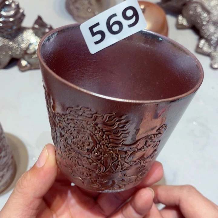 柴烧茶具陶瓷杯子