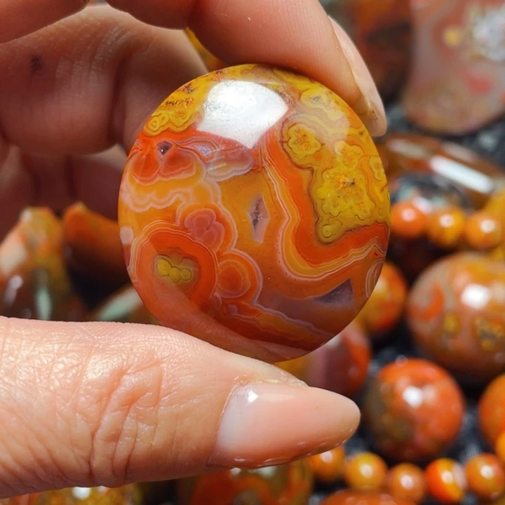 玛瑙/玉髓战国红玛瑙挂件未镶嵌M**吴