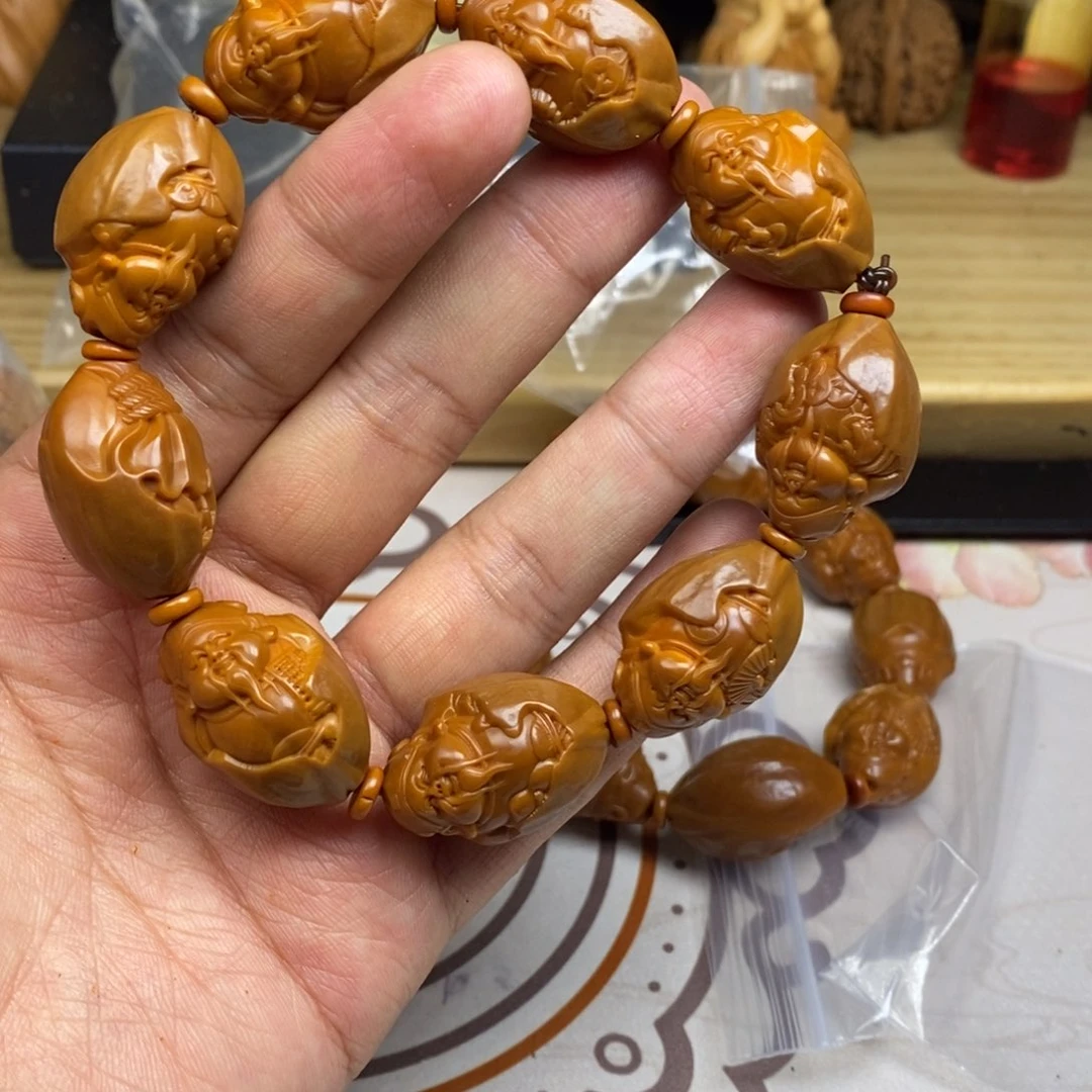 橄榄核手串/手链橄榄核雕刻工艺宇