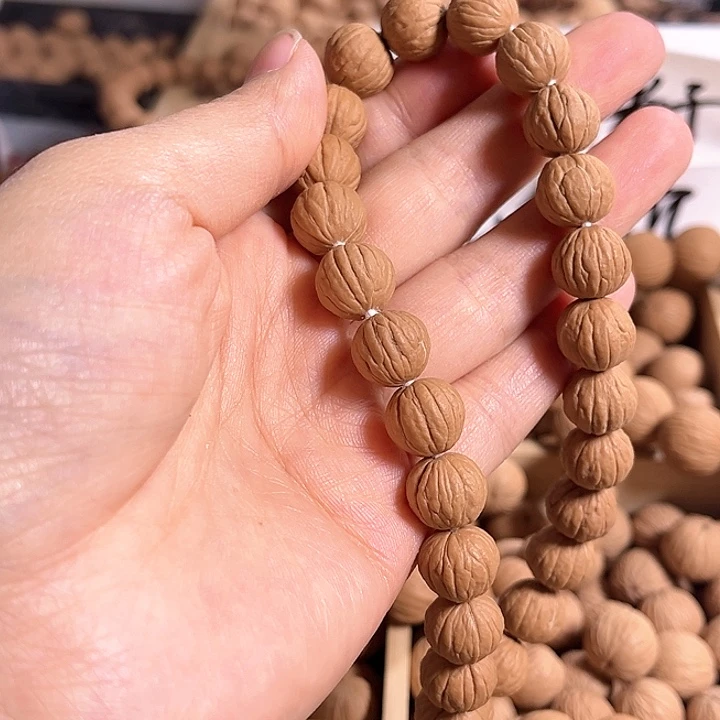 猴头核桃手串小馒头散珠25
