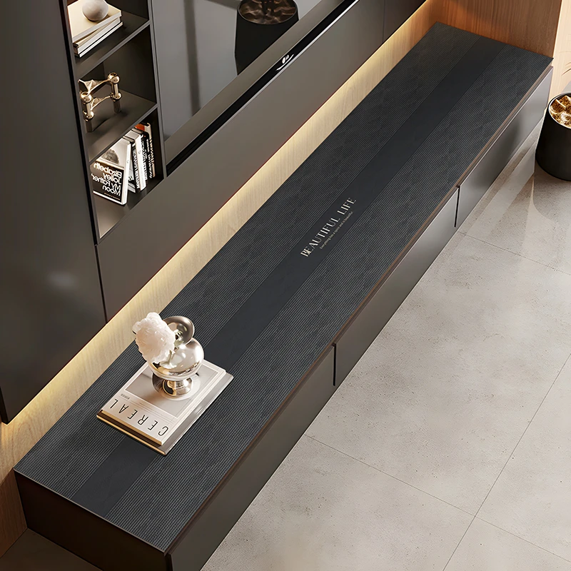 防水保护垫防油防烫电视柜玄关桌垫免洗桌面方形桌布台布高级感