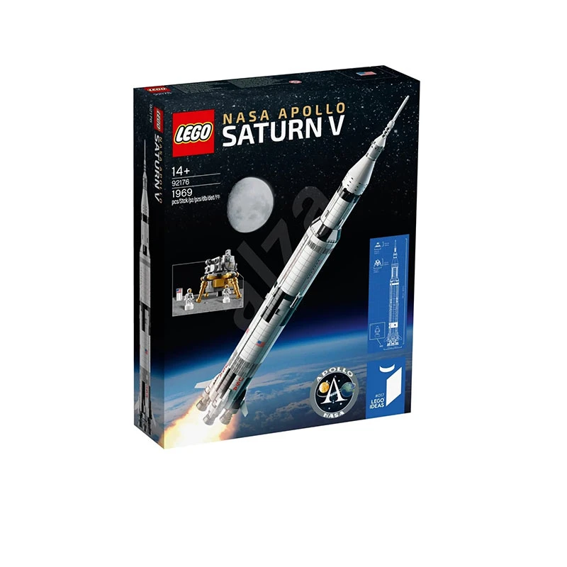 LEGO/乐高92176 阿波罗土星五号太空火箭航天系列拼装积木 玩具