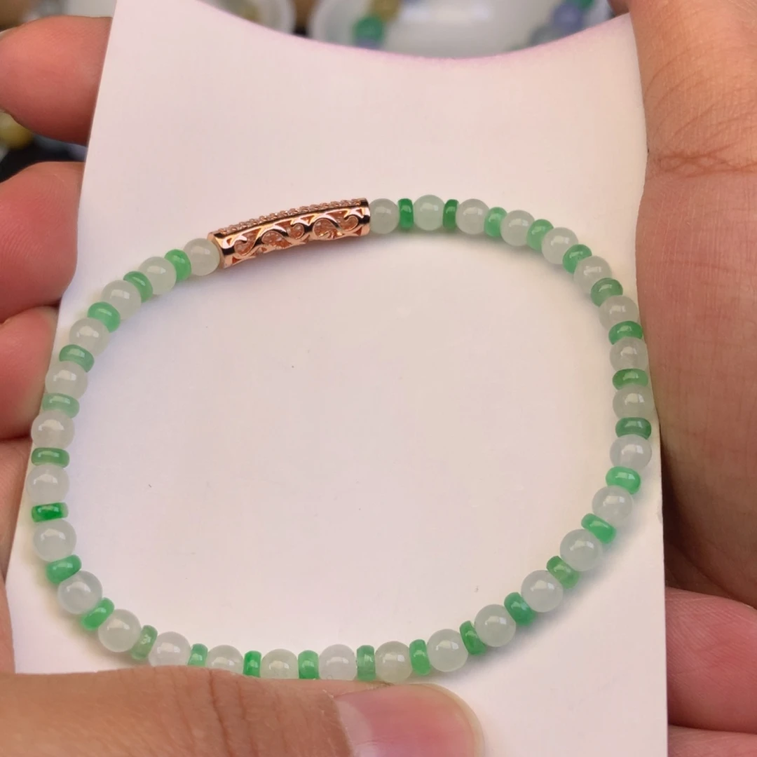 翡翠未镶嵌颈饰天然缅甸翡翠A货