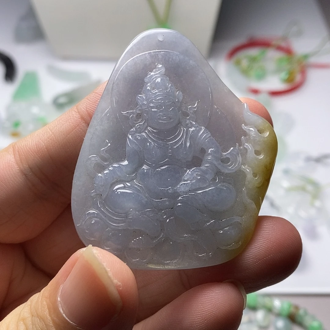 翡翠未镶嵌颈饰天然翡翠