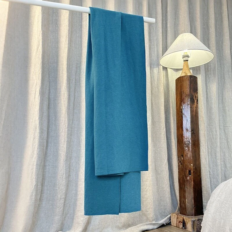 华绒保暖围巾-孔雀蓝