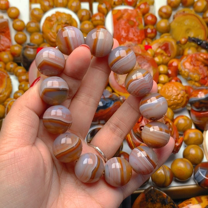 玛瑙/玉髓未镶嵌手串