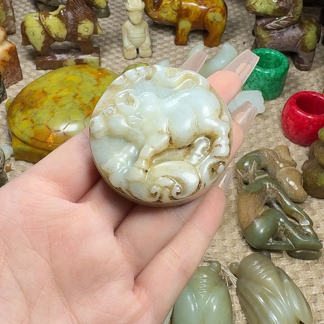 白玉菩提吊坠挂件