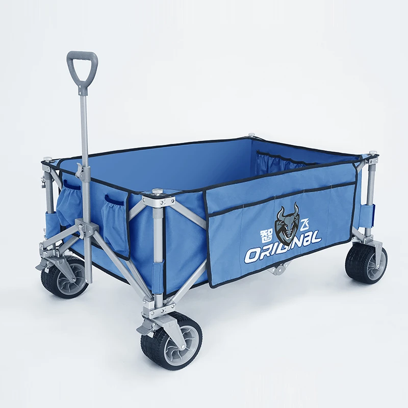 【25年新款全铝合金】智飞铝合金拉车钓鱼垂钓便携可折叠多功能战车