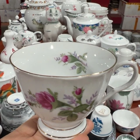 醴陵高温瓷老厂货釉上绿宝塔150毫升