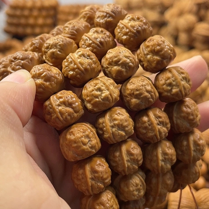 手串猴头核桃猴头核桃微瑕有漏