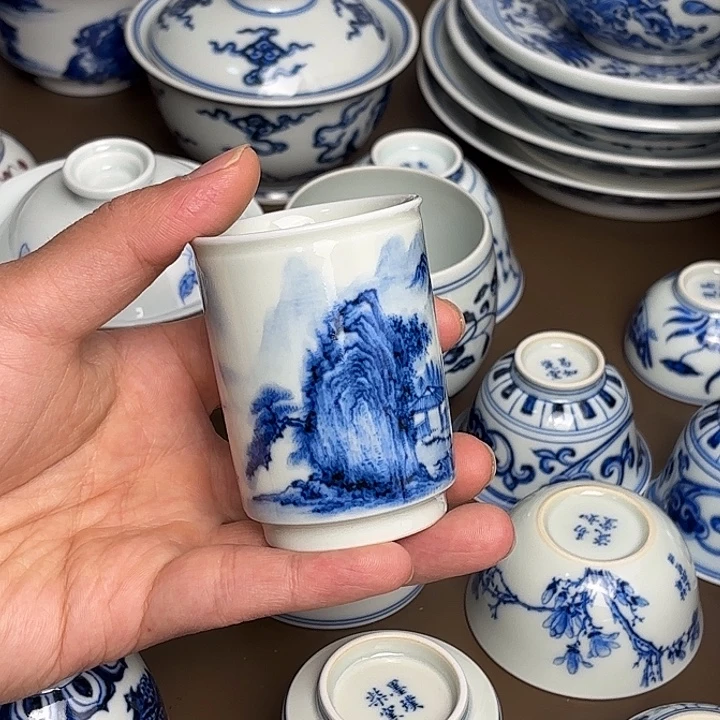 摆件瓷景德镇陶瓷杯子1