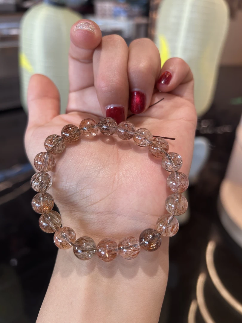 【鑫瑾源甄选】天然黑金超七透体手串【多样式发其一】