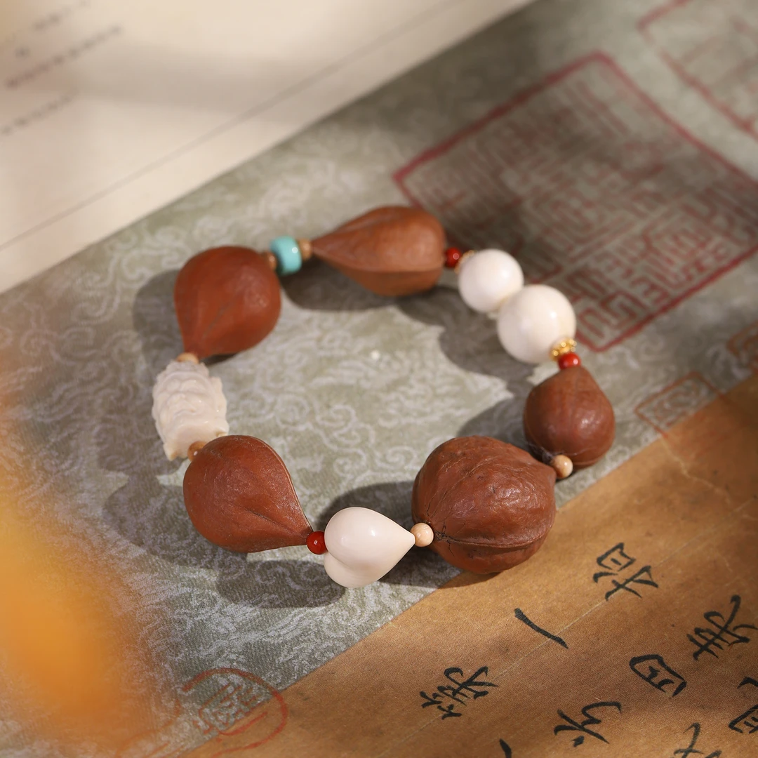 煞珀 | 大黑猛犸手串 多样性发一 XY3000041