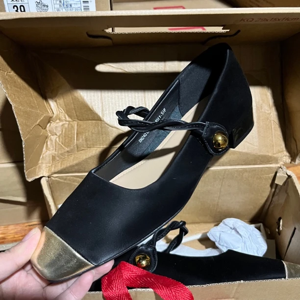 新款1051平底玛丽珍鞋24Q