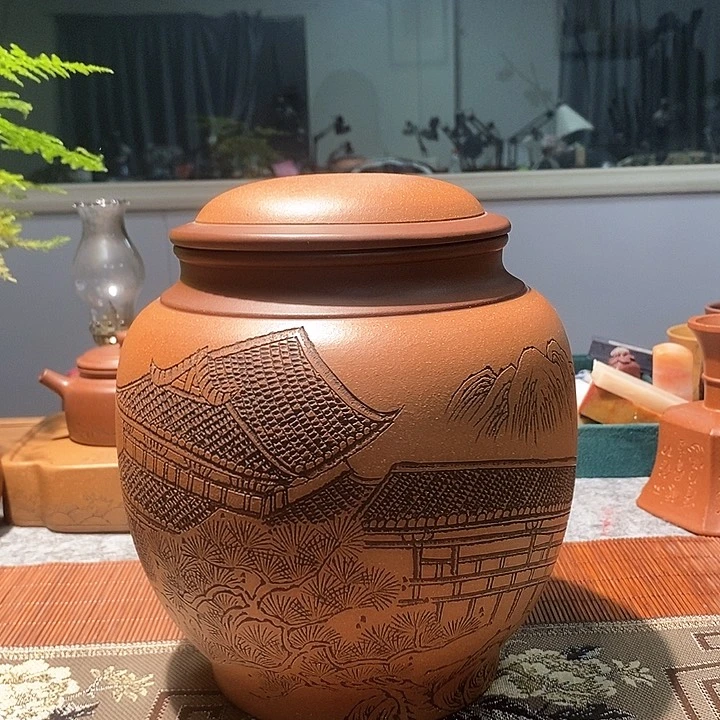 紫砂茶壶茶叶罐紫砂