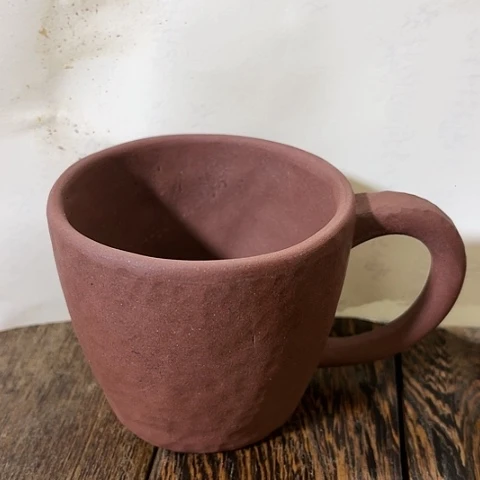 紫砂茶壶正**入老紫泥杯子带把