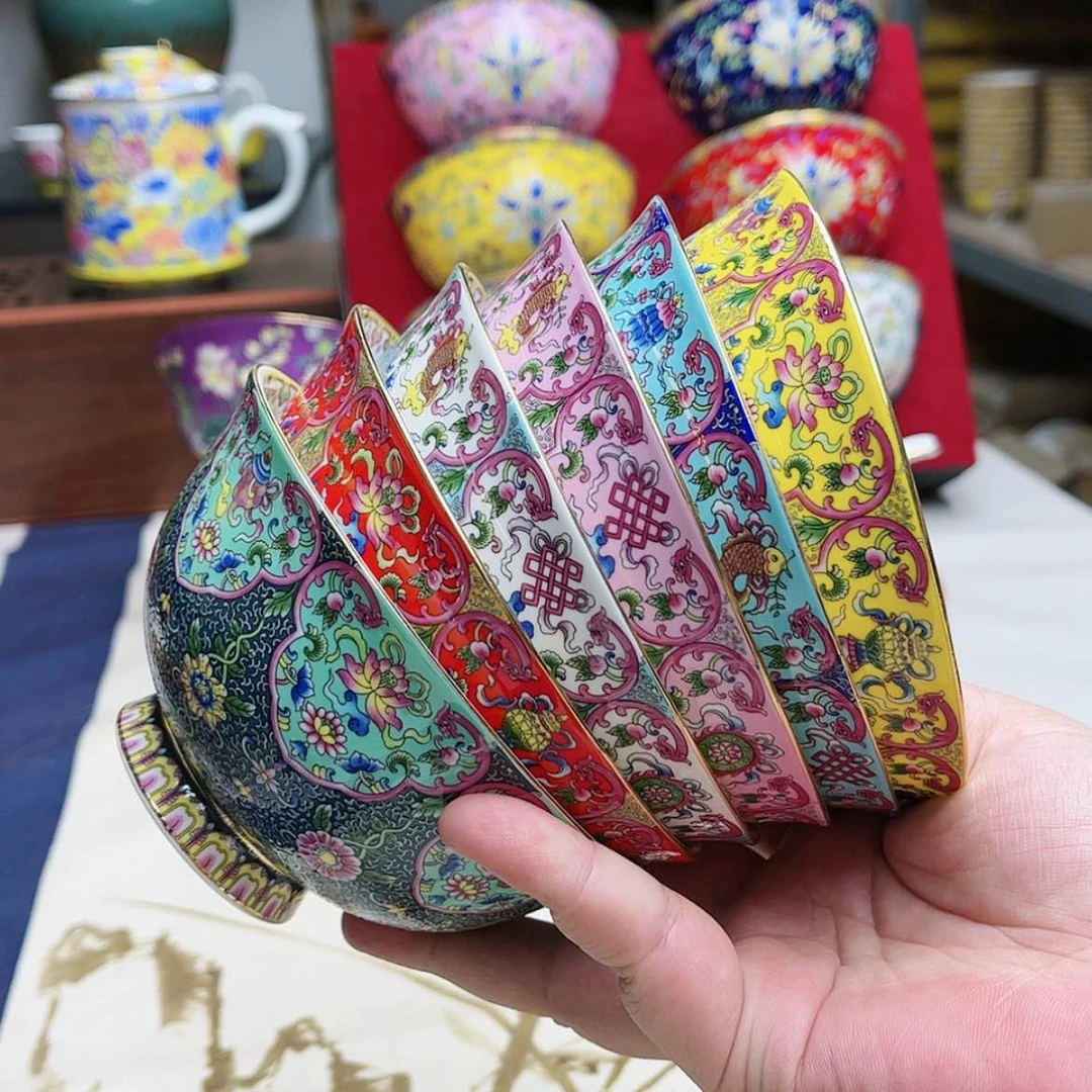 【闪购商品】珐琅4.5英寸6混。。。。。