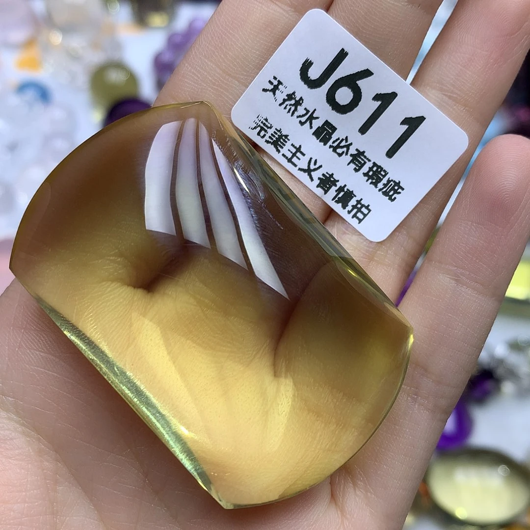 新***户水晶珠宝半成品未镶嵌吊坠