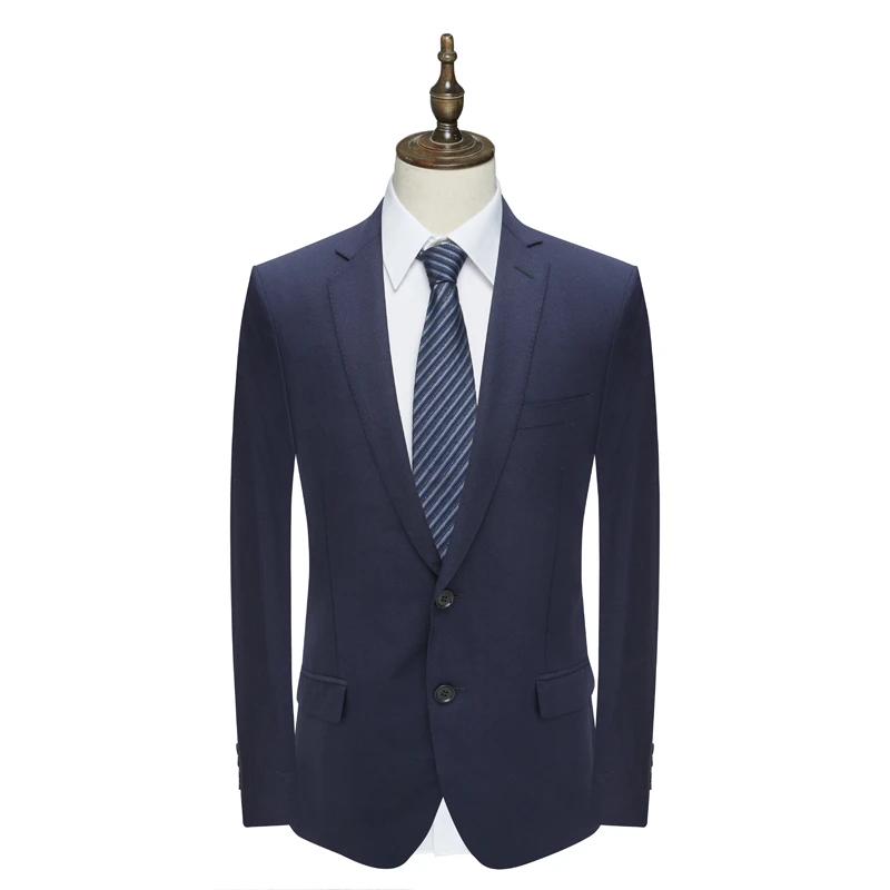 AS118奥 春秋男西服两粒扣后中开衩商务西装外套 17Q039175