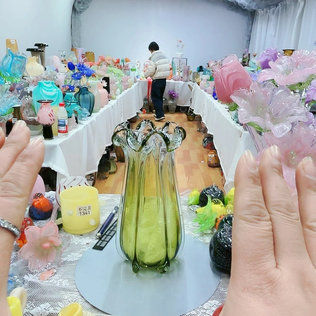 福利不退不换琉璃花瓶艺术品