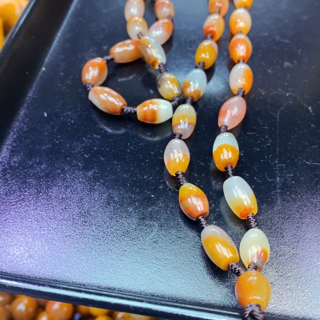 未镶嵌石英质玉（黄龙玉）吊坠(不含链)