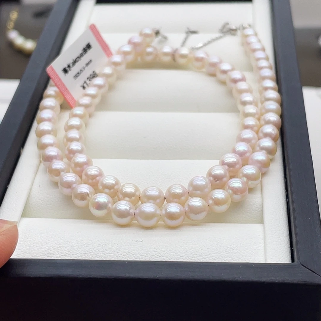 颈饰银S925镶嵌海水珍珠