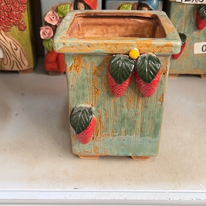 粗陶材质多肉花盆