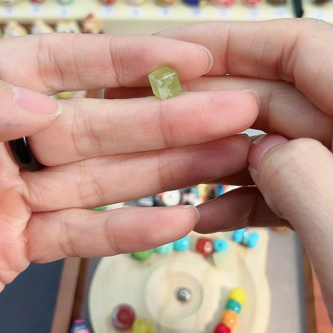 岫玉文玩配件方糖