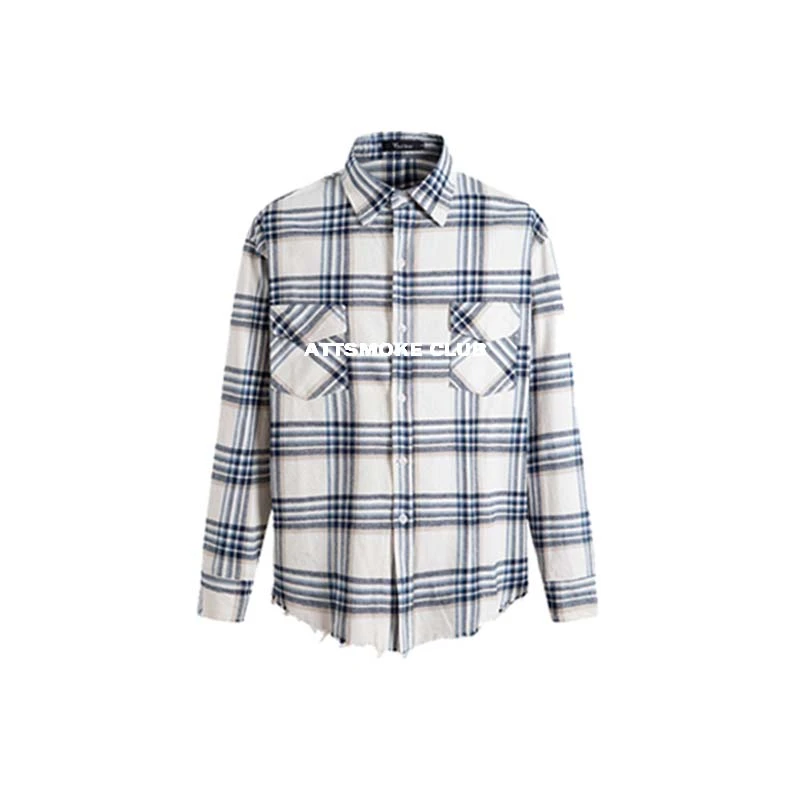 【线上商店】美式格子衬衫男高级感纯棉Cleanfit外套宽松潮春秋新款