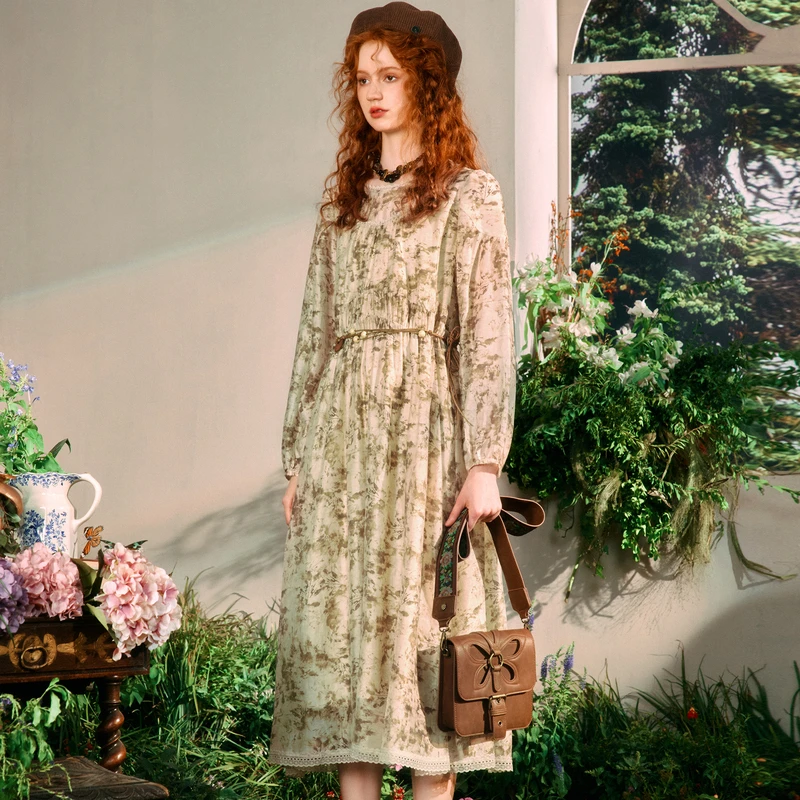 【陈大可专属】菀草壹2025春季新款连衣裙Q14433411