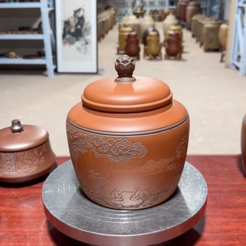 紫砂茶叶罐。。。。。。。。。