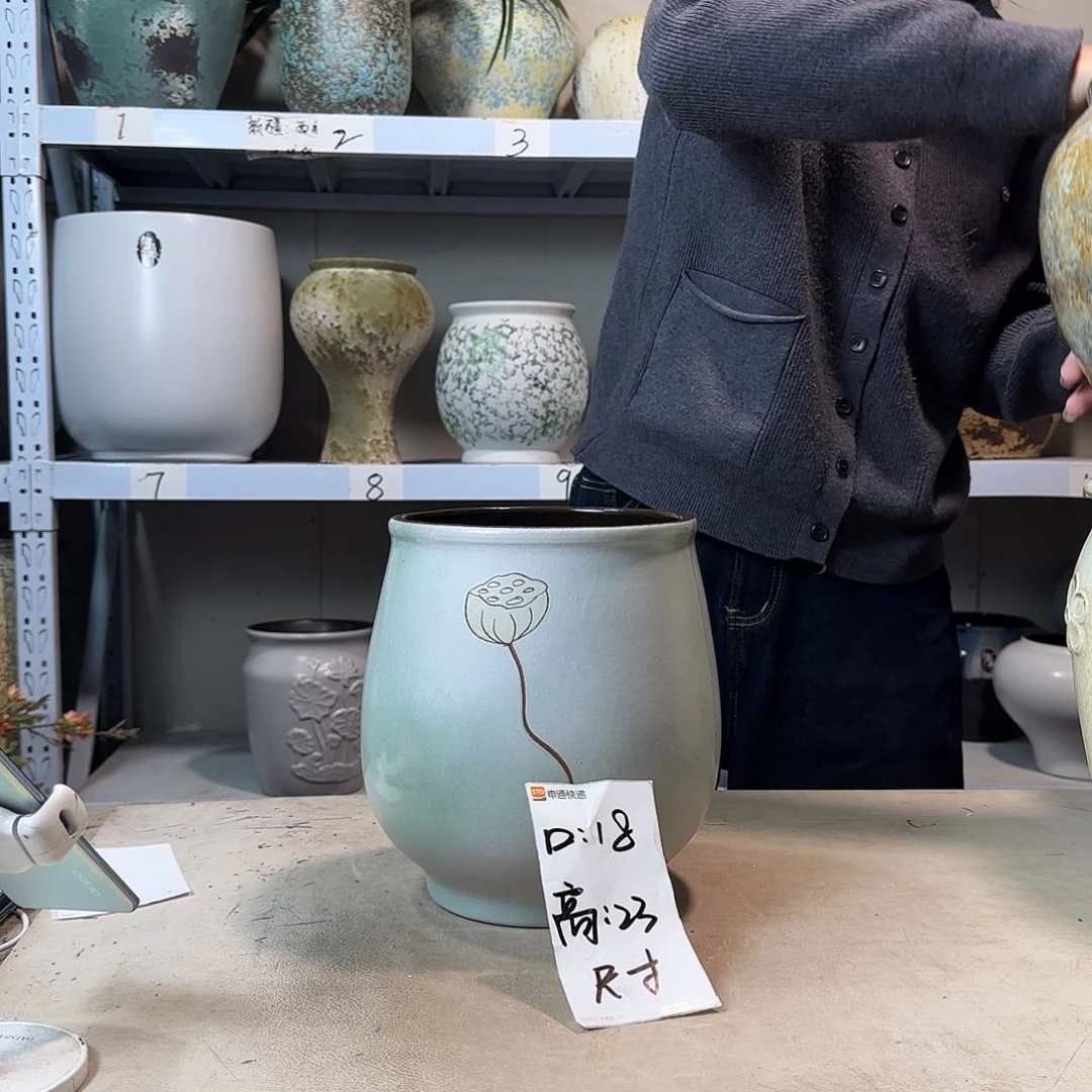 18@23 紫砂花盆尺寸