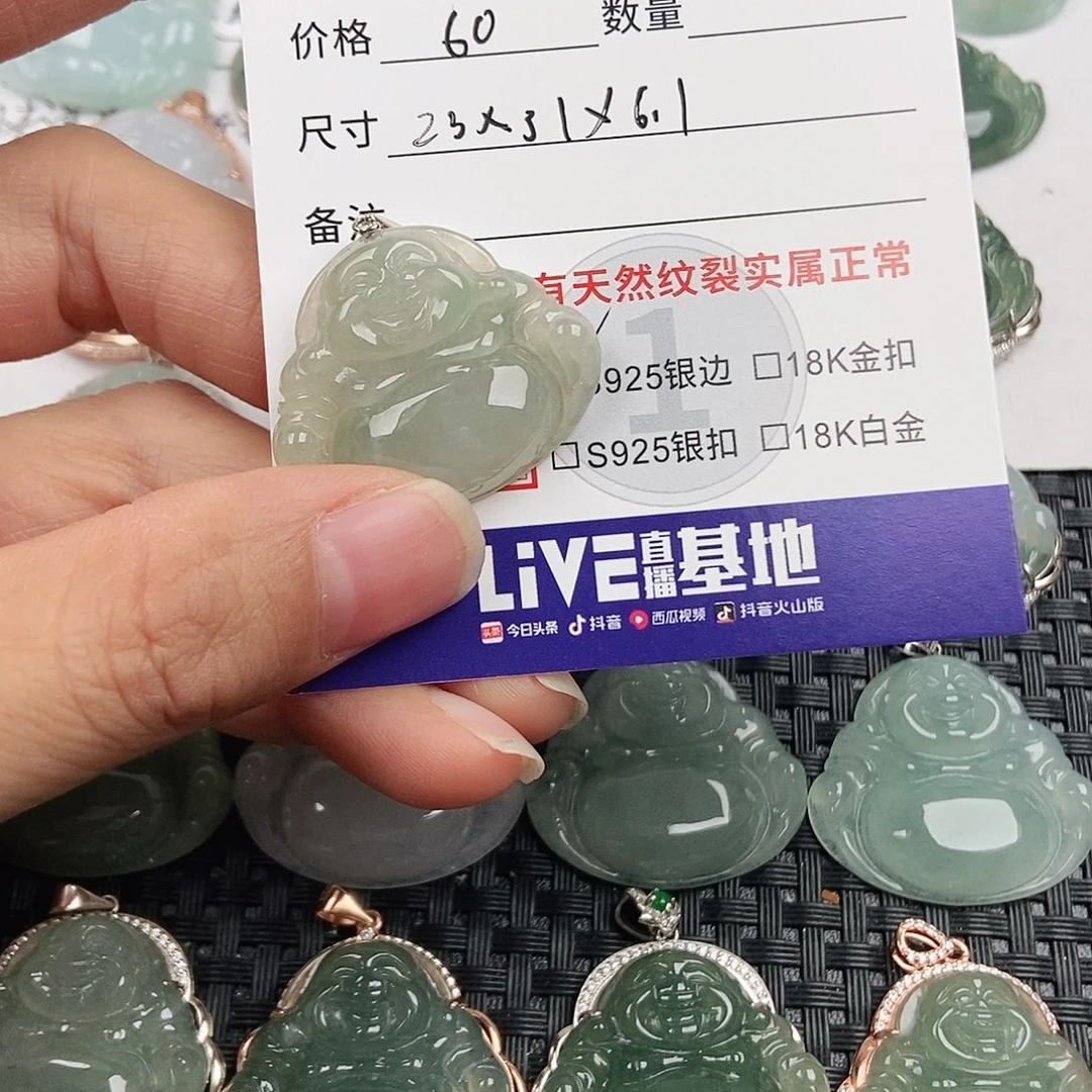 翡翠银S925镶嵌颈饰