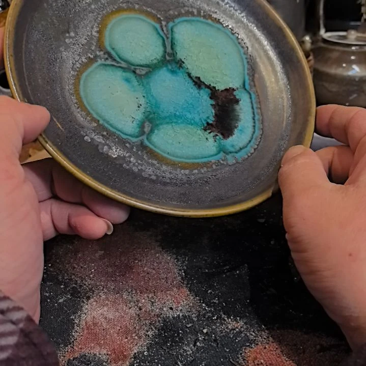 陶摆件手工高温原矿窑变新品福利