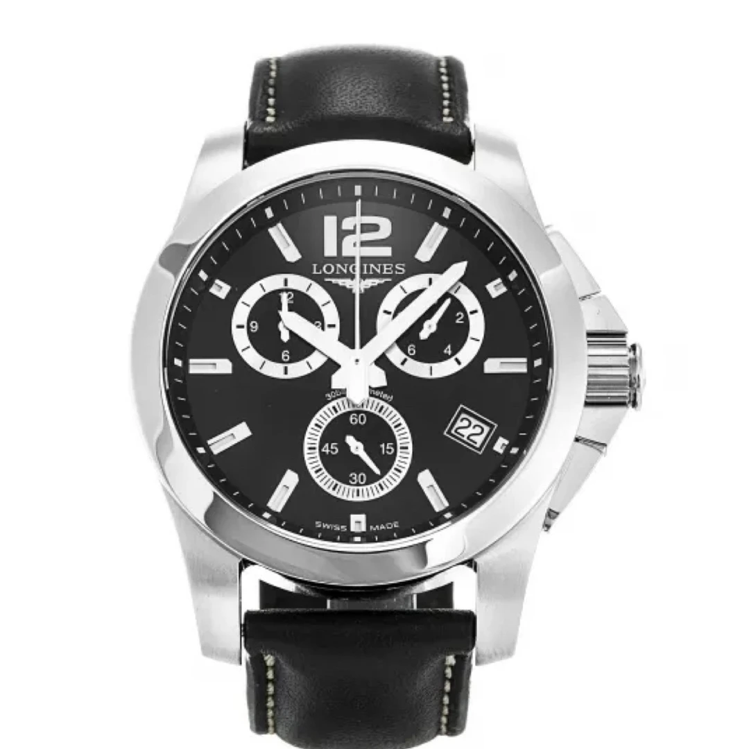 95新 Longines/浪琴 亚虎2/浪琴/康卡斯660/表径41mm/男士石英