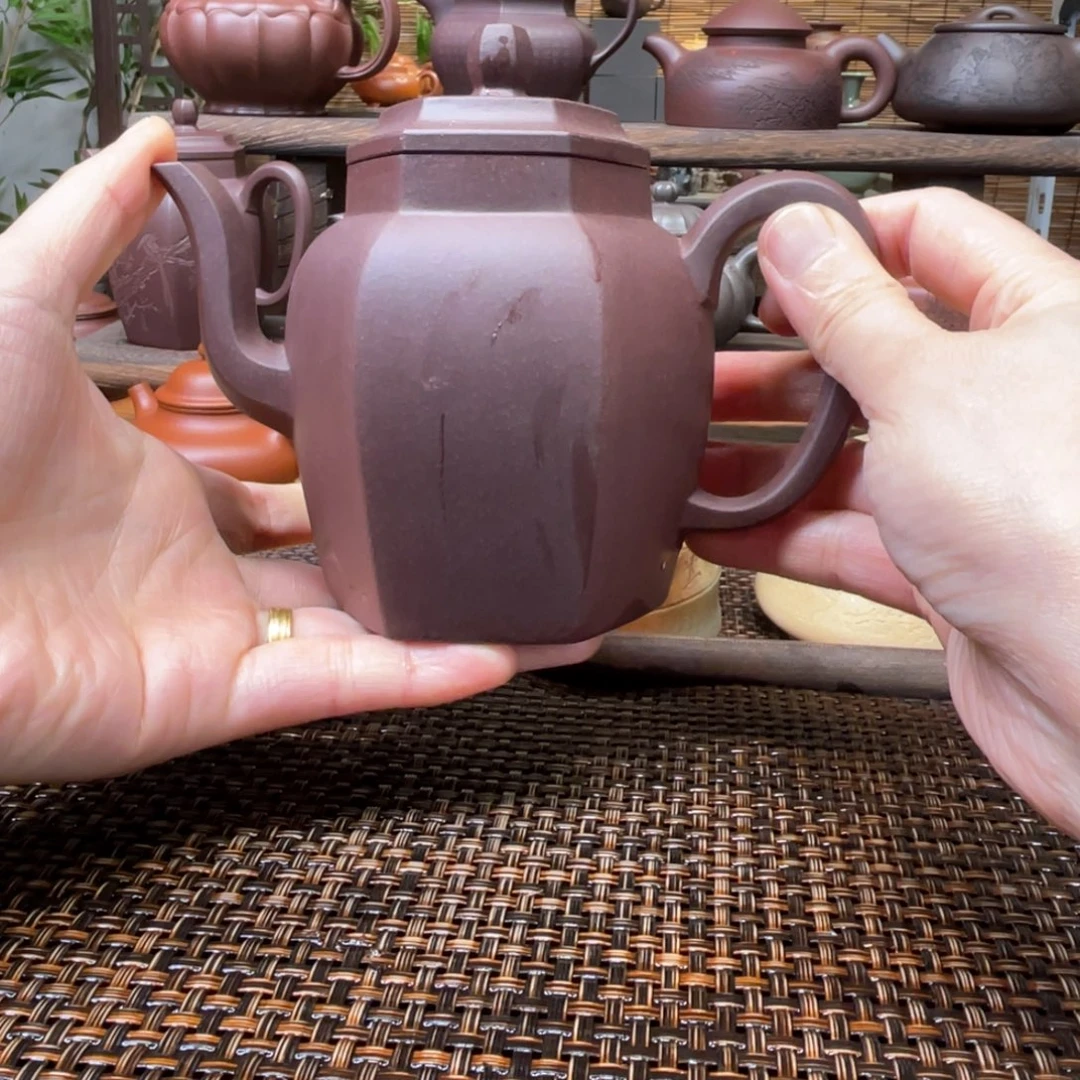 紫砂茶壶宜兴原矿紫砂手工制310全